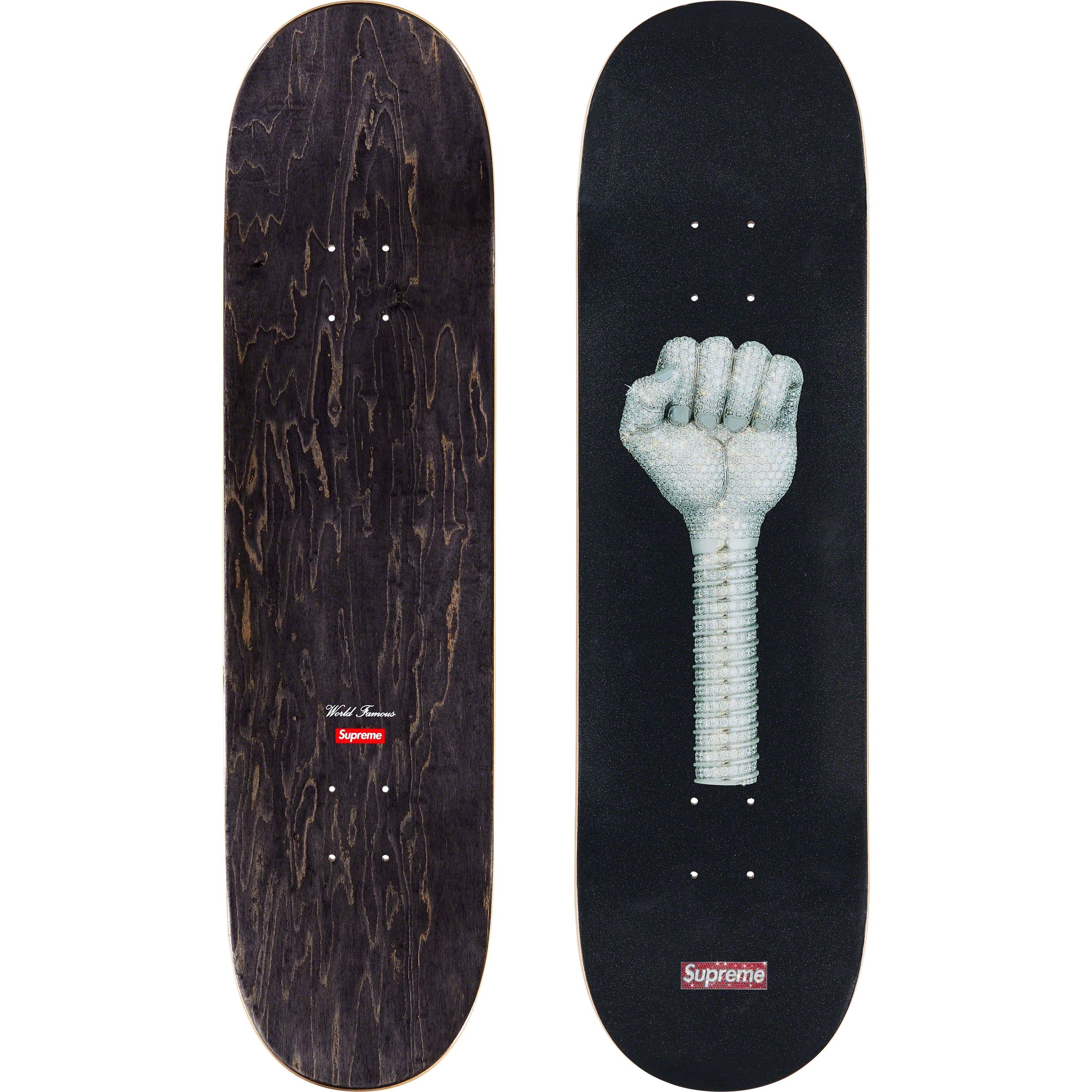 Supreme/Hardies Fist Skateboard view 2